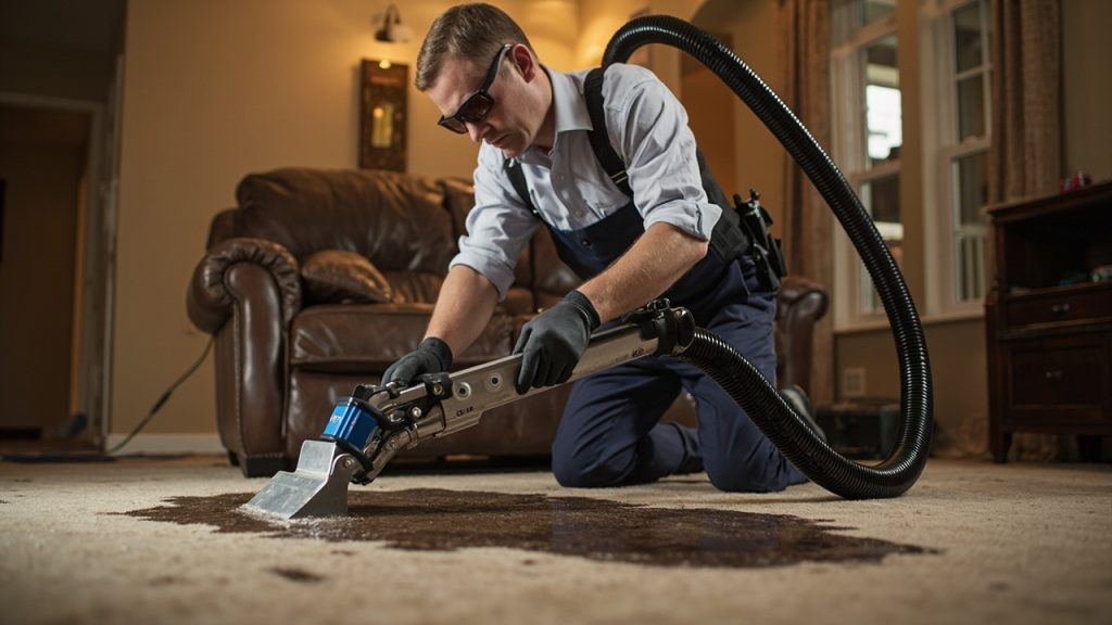Carpet Water Extraction in Detroit MI 48201