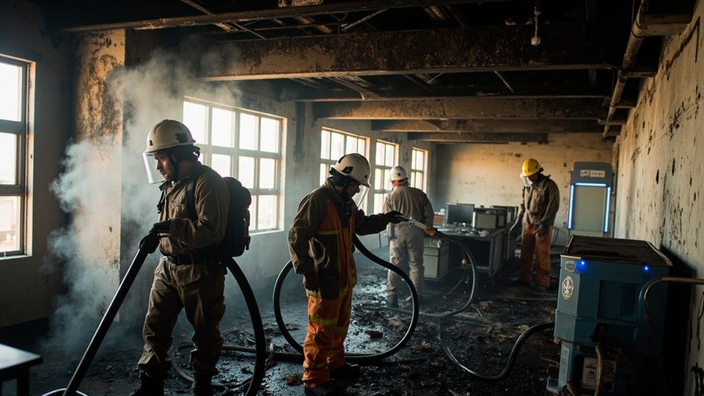 Commercial Fire Smoke Cleanup in Detroit MI 48207
