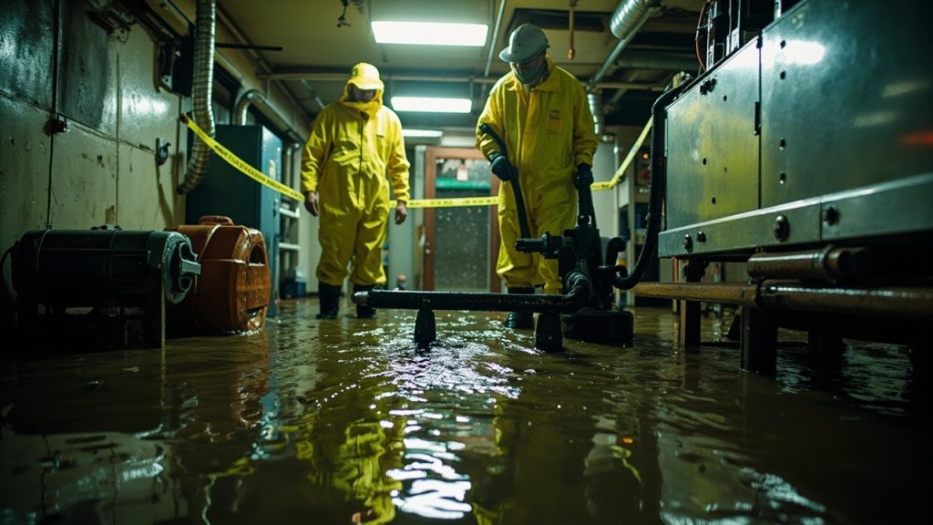Commercial Sewage Cleanup in Detroit MI 48226