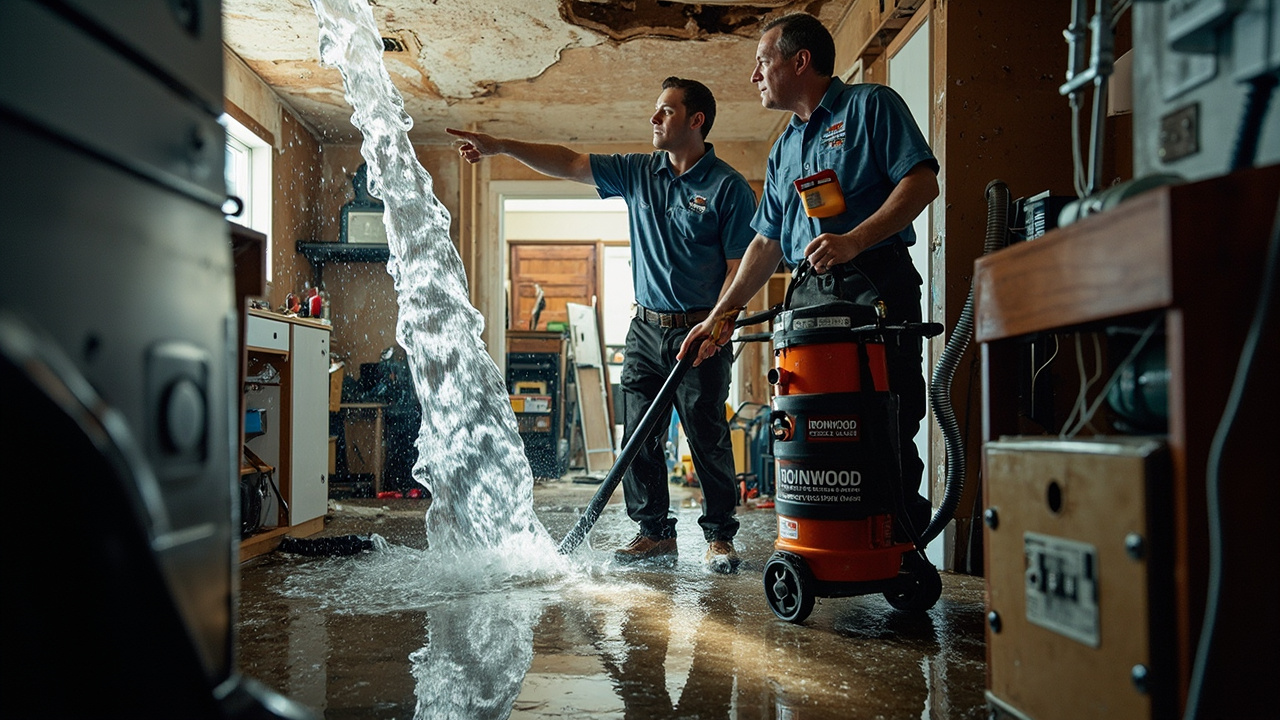 Frozen Pipe Burst Cleanup in Detroit – Emergency Response Teams Dispatched in Under 60 Minutes