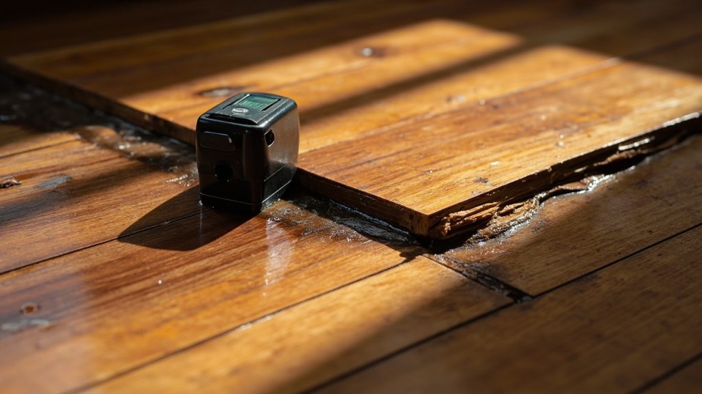 Hardwood Floor Water Damage in Detroit MI 48226