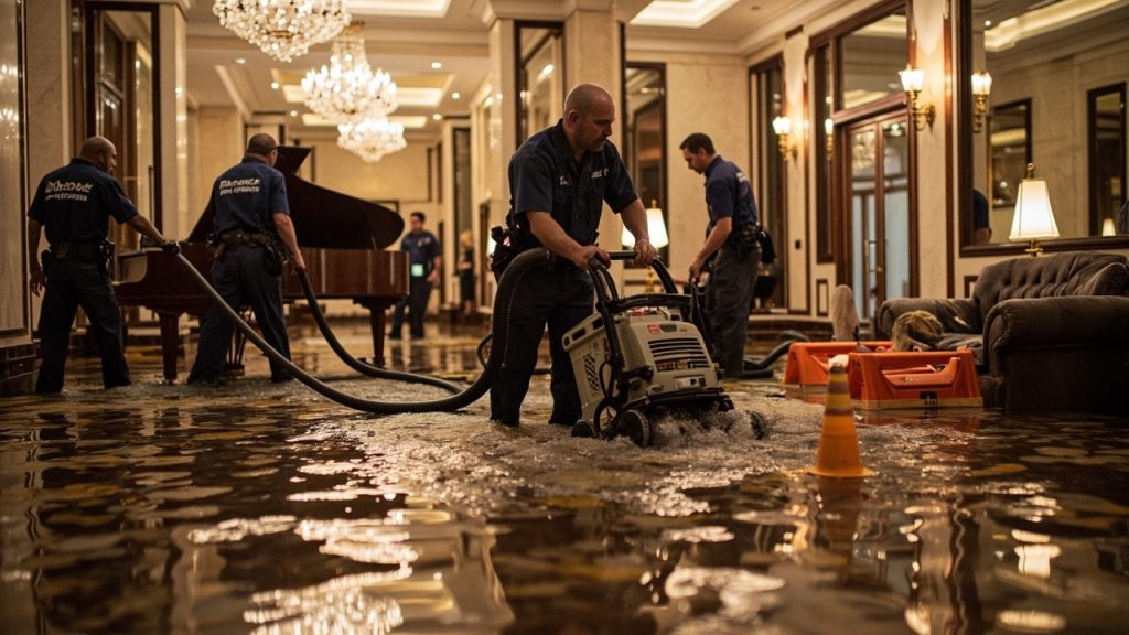 Hotel Hospitality Flood Cleanup in Detroit MI 48207