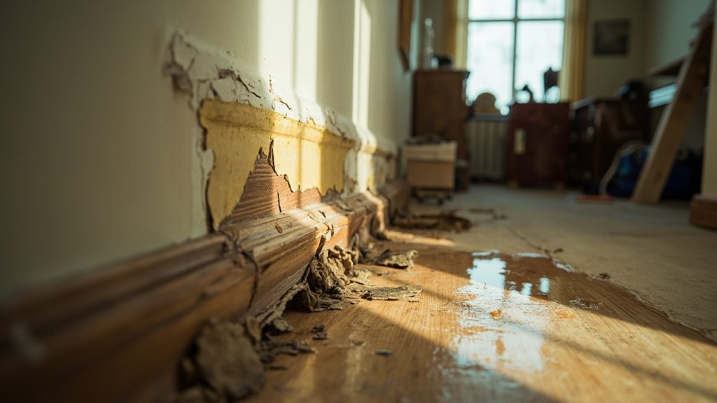 Swollen Baseboards Trim in Detroit MI 48226