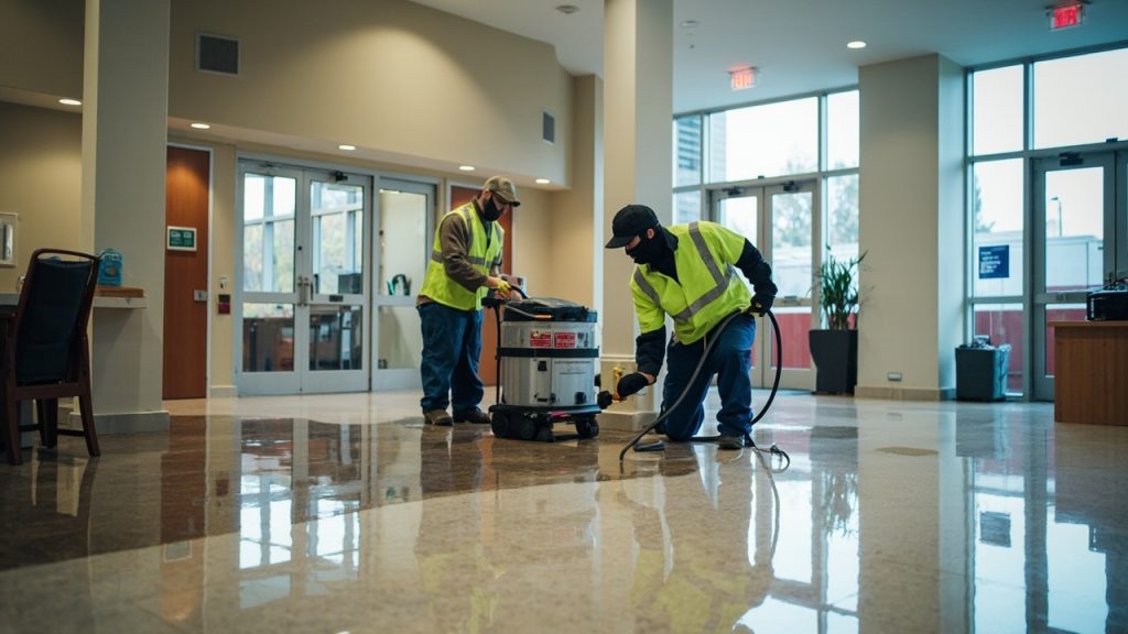 Complete water and fire damage restoration service