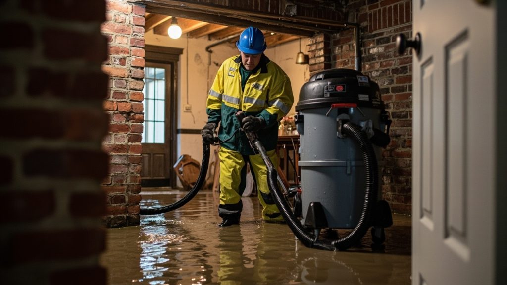 Fixing the mess after a frozen pipe bursts in your