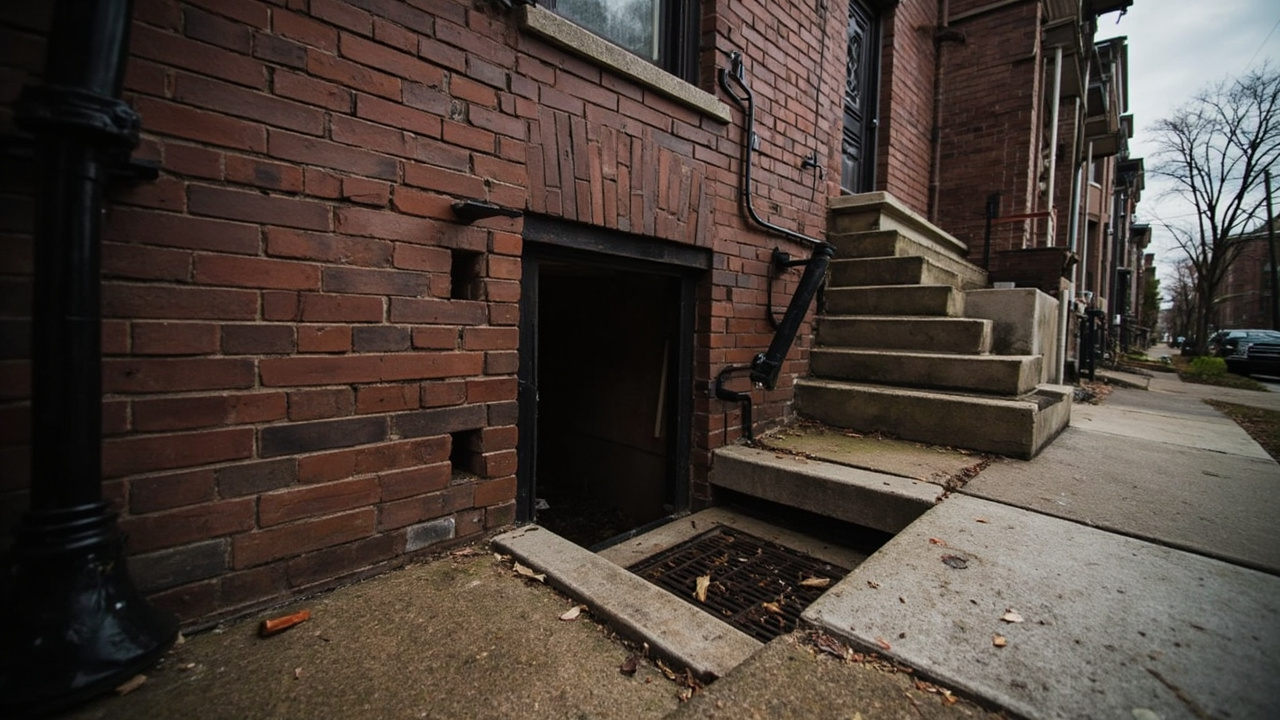 How a blocked areaway drain in your historic bosto