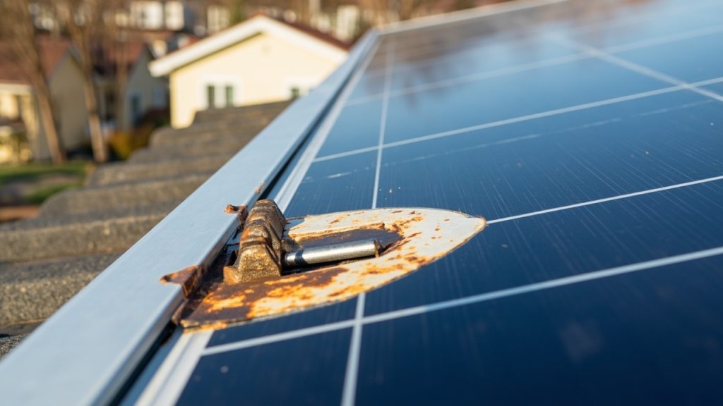 How leaking solar panel mounts can damage the atti