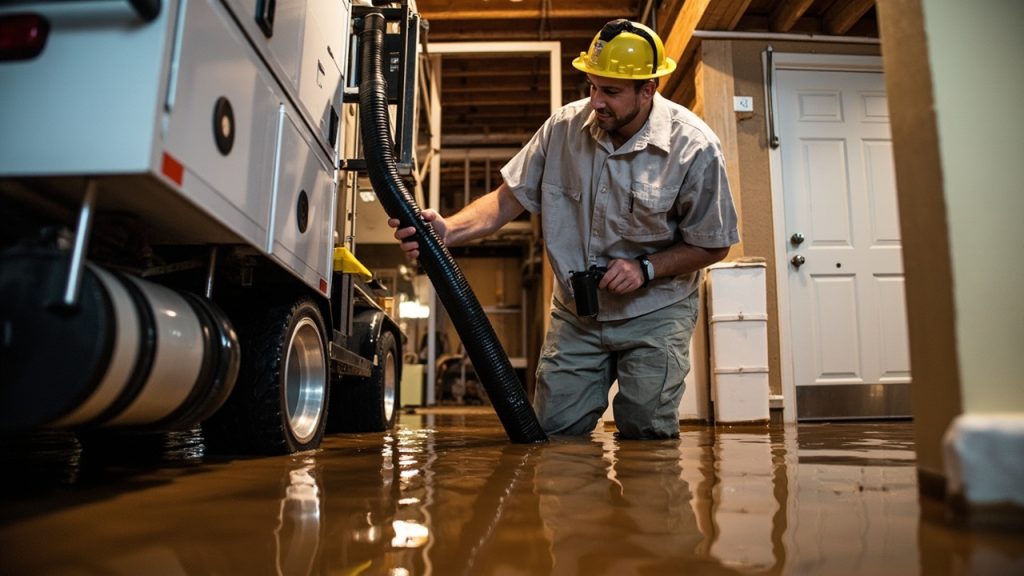 How to get a flooded basement cleaned up fast in g