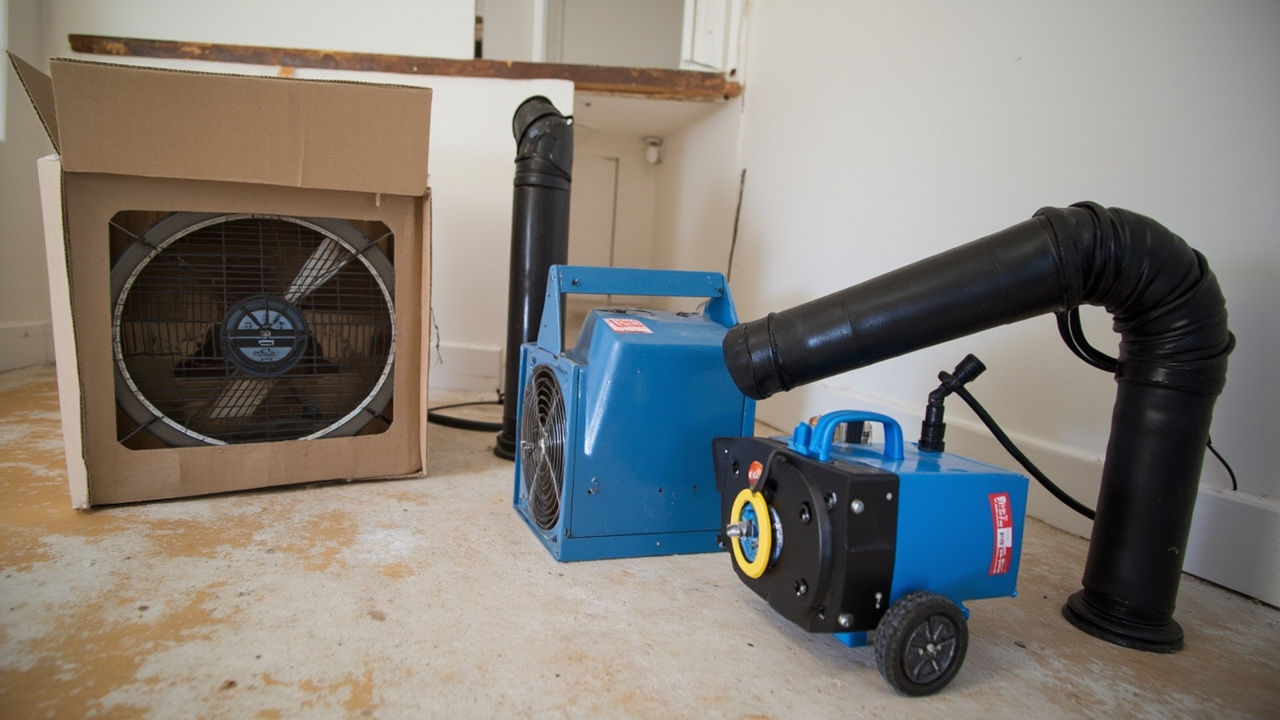 Industrial Fans vs Household Fans and Which One Actually Dries a Wet Room