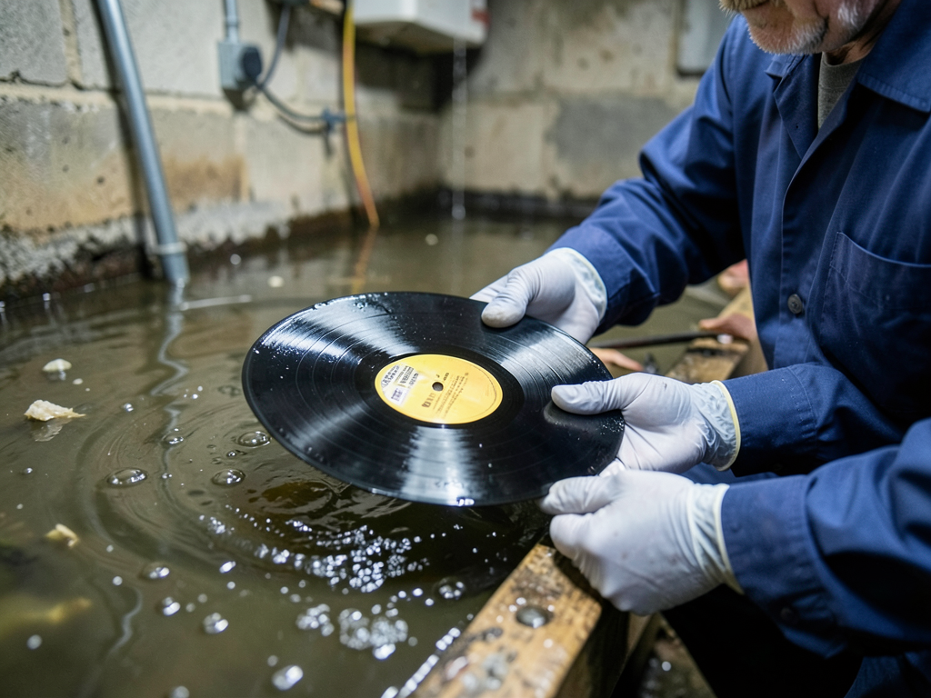 Saving your valuable vinyl record collection after