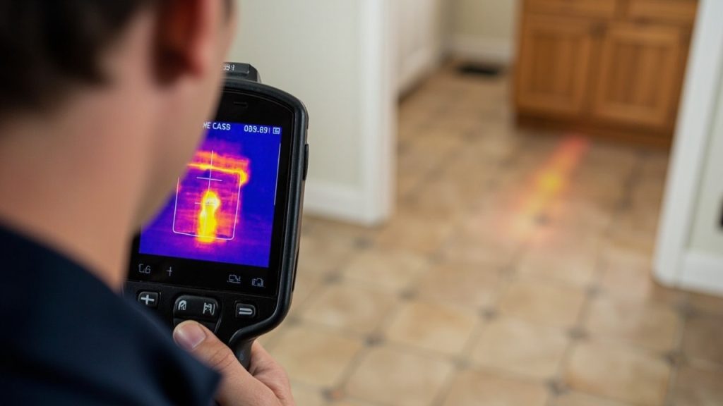Signs your in floor radiant heating system is leak