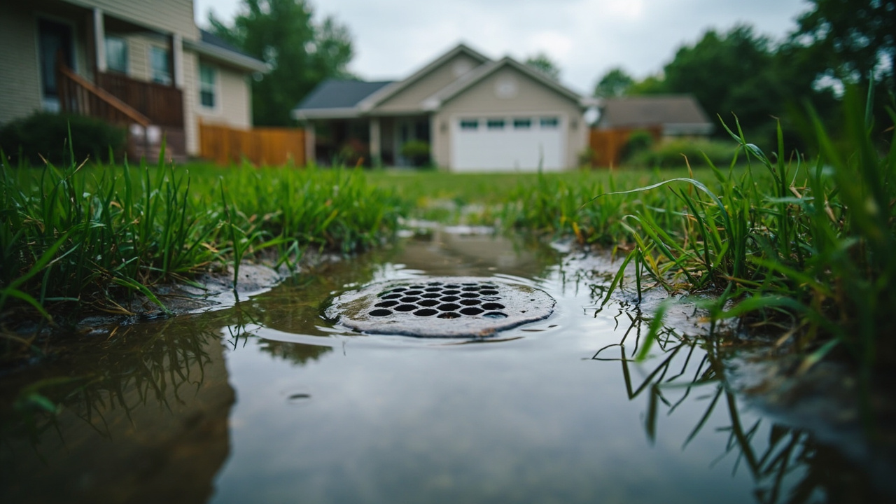 Signs your West Bloomfield French drain is actually failing and flooding your yard