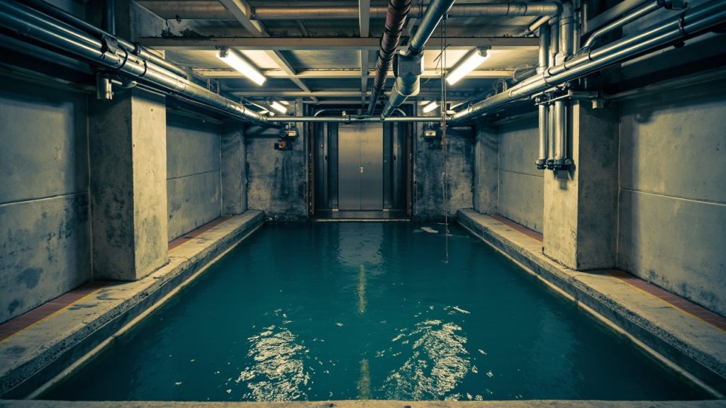 What happens when a water main break floods the el