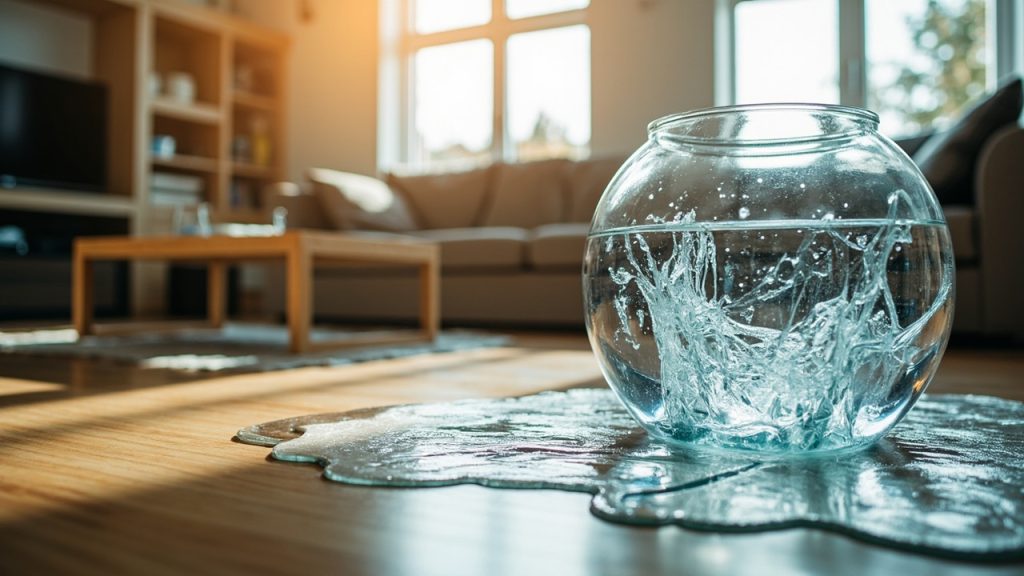 What to do when your large aquarium breaks and flo