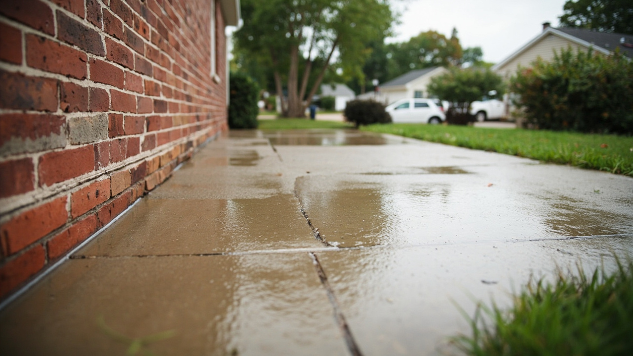 Why Your New Royal Oak Patio Is Pushing Water Straight Toward Your Foundation